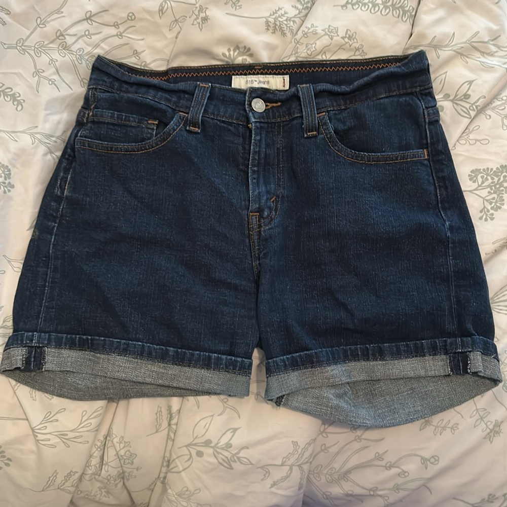 Levi's Dark Blue 515 Jean Shorts